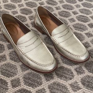 Sperry Top Sider Gold Metallic Loafers